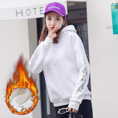 JOY OF JOY 2018 winter new Korean women plus velvet thick sweater loose fashion pattern hooded chic long sleeve female JWWY189339 white
JOY OF JOY 2018 winter new Korean women plus velvet thick sweater loose fashion pattern hooded chic long sleeve female JWWY189339 white