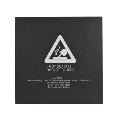 200 200mm Heat Bed Sticker Sheet Hot Bed Build Surface Tape with Adhesive Back for 3D Printer Creality CR-10 CR-10S
200 200mm Heat Bed Sticker Sheet Hot Bed Build Surface Tape with Adhesive Back for 3D Printer Creality CR-10 CR-10S