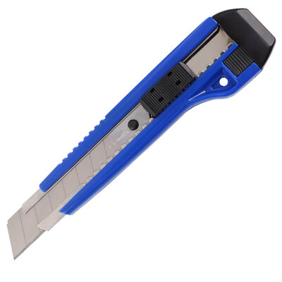 Cozy Slip Self-locking Self-locking Utility Knife Large Wallpaper Knife 18mm Blue B2828
Cozy Slip Self-locking Self-locking Utility Knife Large Wallpaper Knife 18mm Blue B2828