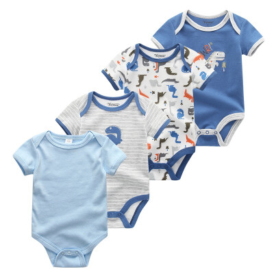 4PCSLot Baby Clothing Sets Baby Girls Clothes Rpmpers Newborn 0-12M 100Cotton Print Short Sleeve Baby Boys Clothes Bodysuits
4PCSLot Baby Clothing Sets Baby Girls Clothes Rpmpers Newborn 0-12M 100Cotton Print Short Sleeve Baby Boys Clothes Bodysuits