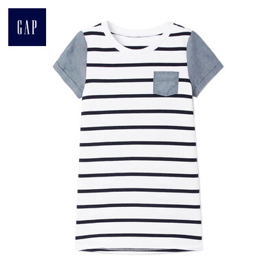 GAP flagship store female young youth cloth short-sleeved striped T-shirt dress 307214 navy blue stripes 12-18M
GAP flagship store female young youth cloth short-sleeved striped T-shirt dress 307214 navy blue stripes 12-18M