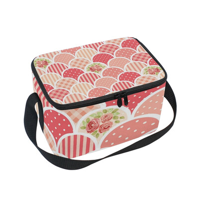 ALAZA Insulated Lunch Box Flower Stripe Pattern Lunch Bag for Men Women Portable Tote Bag Cooler Bag
ALAZA Insulated Lunch Box Flower Stripe Pattern Lunch Bag for Men Women Portable Tote Bag Cooler Bag