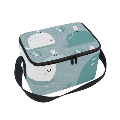 ALAZA Insulated Lunch Box Whale And Gull Lunch Bag for Men Women Portable Tote Bag Cooler Bag
ALAZA Insulated Lunch Box Whale And Gull Lunch Bag for Men Women Portable Tote Bag Cooler Bag