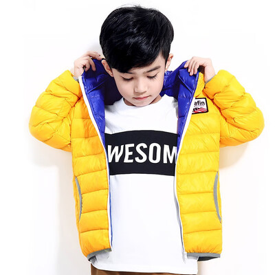 Childrens clothing boy down jacket 2018 winter new big boy hooded thin short down jacket tide
Childrens clothing boy down jacket 2018 winter new big boy hooded thin short down jacket tide