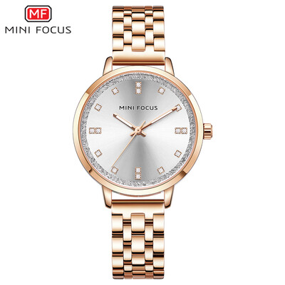 MINI FOCUS MF0047L Women Watch Quartz Stainless Steel Strap Simple Wristwatch Time Display Fashion Casual 3ATM Waterproof Luminous
MINI FOCUS MF0047L Women Watch Quartz Stainless Steel Strap Simple Wristwatch Time Display Fashion Casual 3ATM Waterproof Luminous