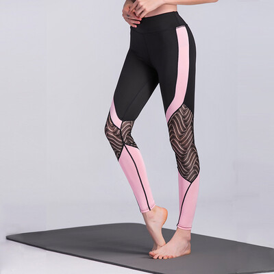 Women Sport Leggings Crochet Lace Splicing Color Block High Waist Skinny Stretch Casual Gym Yoga Pants Black
Women Sport Leggings Crochet Lace Splicing Color Block High Waist Skinny Stretch Casual Gym Yoga Pants Black