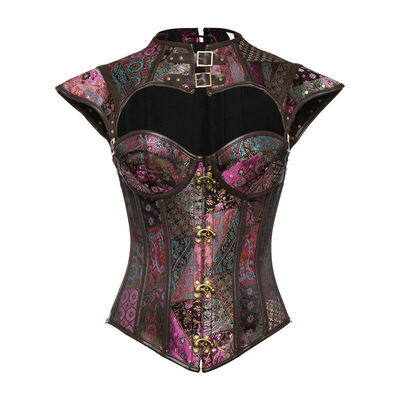 SLIMBELLE Womens Steel Boned Vintage Corset Steampunk Gothic Bustier Waist Cincher Vest
SLIMBELLE Womens Steel Boned Vintage Corset Steampunk Gothic Bustier Waist Cincher Vest