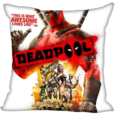 Deadpool Pillow Cover Bedroom Home Office Decorative Pillowcase Square Zipper Pillow Cases Satin Fabric No Fade 35x35CM
Deadpool Pillow Cover Bedroom Home Office Decorative Pillowcase Square Zipper Pillow Cases Satin Fabric No Fade 35x35CM