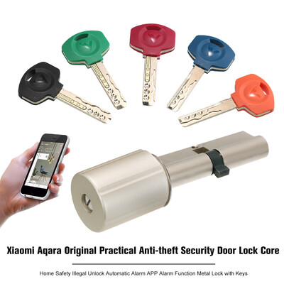 Xiaomi Aqara Original Practical Anti-theft Security Door Lock Core with Key Home Safety Illegal Unlock Automatic Alarm APP Alarm F
Xiaomi Aqara Original Practical Anti-theft Security Door Lock Core with Key Home Safety Illegal Unlock Automatic Alarm APP Alarm F