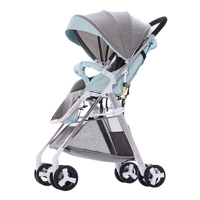 Baby Stroller High View Pram One Step Fold Lightweight Convertible Baby Carriage with Multi-Positon Reclining Seat Extended Canopy
Baby Stroller High View Pram One Step Fold Lightweight Convertible Baby Carriage with Multi-Positon Reclining Seat Extended Canopy