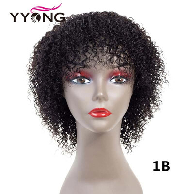YYONG Kinky Curly Human Hair Wig 1B24 Brazilian Hair Curly Wigs Human Hair Wigs For Women Curly Weave Short Wigs
YYONG Kinky Curly Human Hair Wig 1B24 Brazilian Hair Curly Wigs Human Hair Wigs For Women Curly Weave Short Wigs