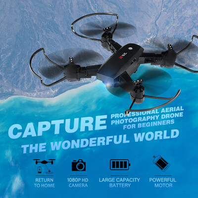 YL S30 5G 1080P Wide-angle Wifi FPV RC Selfie Drone GPS Positioning Follow Me Altitude Hold Foldable Quadcopter for Beginner Train
YL S30 5G 1080P Wide-angle Wifi FPV RC Selfie Drone GPS Positioning Follow Me Altitude Hold Foldable Quadcopter for Beginner Train
