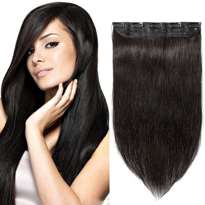 100 Human Hair 1Pcs Clip In Hair Extensions 16"-24" 15 Colors Can Curly Dyed Washed
100 Human Hair 1Pcs Clip In Hair Extensions 16"-24" 15 Colors Can Curly Dyed Washed