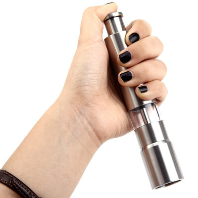 Thumb Push Salt Stainless Steel Pepper Grinder Spice Sauce Muller Grind Stainless Steel Thumb Push Manual Salt Pepper Spice Mill
Thumb Push Salt Stainless Steel Pepper Grinder Spice Sauce Muller Grind Stainless Steel Thumb Push Manual Salt Pepper Spice Mill