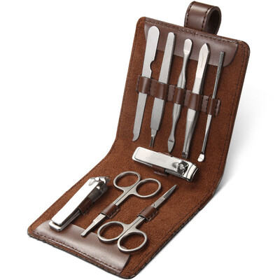 Korea Kowell Han Kewei nail clipper import stainless steel nail clippers personal care repair capacity combination 9 piece set KD903 dark brown
Korea Kowell Han Kewei nail clipper import stainless steel nail clippers personal care repair capacity combination 9 piece set KD903 dark brown