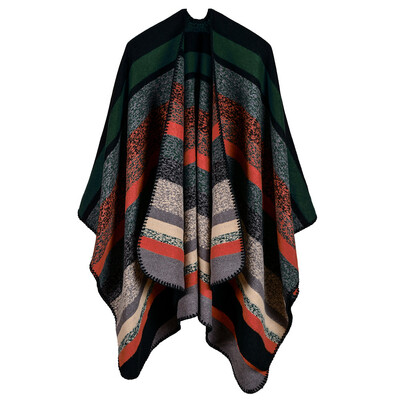 Women Poncho Scarf Cardigan Sweater Striped Warm Cape Shawl Long Scarves Pashmina Outwear
Women Poncho Scarf Cardigan Sweater Striped Warm Cape Shawl Long Scarves Pashmina Outwear