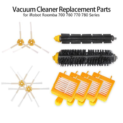 9pcs Vacuum Cleaner Replacement Part 3-armed Brush 6-armed Brush Filter Brush Sets for iRobot Roomba 700 760 770 780 Series
9pcs Vacuum Cleaner Replacement Part 3-armed Brush 6-armed Brush Filter Brush Sets for iRobot Roomba 700 760 770 780 Series