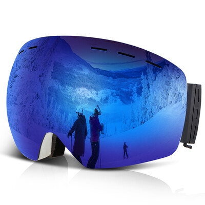 Lixada Ski Snowboard Goggles OTG Anti-fog UV Protection Snow Goggles Spherical Dual Lens Design Detachable Strap Helmet Compatible
Lixada Ski Snowboard Goggles OTG Anti-fog UV Protection Snow Goggles Spherical Dual Lens Design Detachable Strap Helmet Compatible