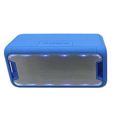 Portable Bluetooth Speaker Mini Speaker Wireless LED Speakers Support USB AUX TF FM with Mic Handsfree for Xiaomi Phone