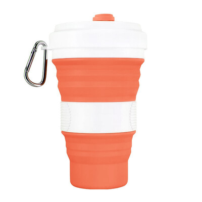 NeillieN 550ML Creative Cup Silicone Folding Coffee Cup Silicone Folding Cup Creative Gift CupOutdoor Folding CupWater cup