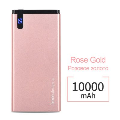 HOCO 10000mAh Universal Power Bank USB Ultra Slim 10mm Li-Polymer Fast Charging Mobile Portable Battery Charger Digital Display
HOCO 10000mAh Universal Power Bank USB Ultra Slim 10mm Li-Polymer Fast Charging Mobile Portable Battery Charger Digital Display