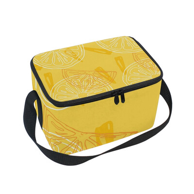 ALAZA Insulated Lunch Box Yellow Lemon Lunch Bag for Men Women Portable Tote Bag Cooler Bag
ALAZA Insulated Lunch Box Yellow Lemon Lunch Bag for Men Women Portable Tote Bag Cooler Bag