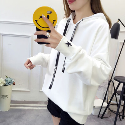Yu Zhaolin 2019 spring new Korean version of the wild embroidery shirt casual loose hooded long-sleeved thin sweater women YWWY191445 white
Yu Zhaolin 2019 spring new Korean version of the wild embroidery shirt casual loose hooded long-sleeved thin sweater women YWWY191445 white
