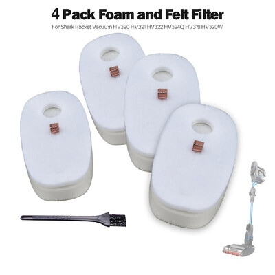 3 Pack Vacuum Foam&Felt Filter Set for Shark Rocket Vacuum HV320 HV321 HV322 HV324Q HV319 HV320W
3 Pack Vacuum Foam&Felt Filter Set for Shark Rocket Vacuum HV320 HV321 HV322 HV324Q HV319 HV320W