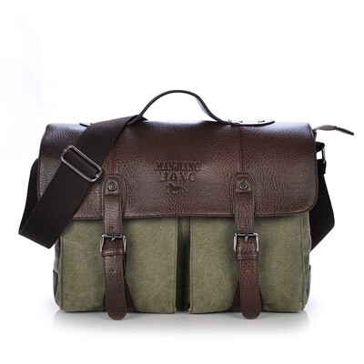 Handbags Mens Messenger Canvas leather Vintage Cover Shoulger Bag Mans Messenger bags Travel Laptop Briefcase
Handbags Mens Messenger Canvas leather Vintage Cover Shoulger Bag Mans Messenger bags Travel Laptop Briefcase