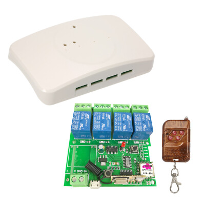 eWeLink 433Mhz Smart Remote Control Wireless Switch Universal Module 4ch DC 5V Wifi Switch with Shell Timer Phone APP Remote Contro
eWeLink 433Mhz Smart Remote Control Wireless Switch Universal Module 4ch DC 5V Wifi Switch with Shell Timer Phone APP Remote Contro