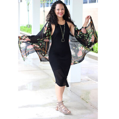 Women Beach Cover Up Floral Print Open Front Loose Retro Boho Cardigan Shawl Poncho Black
Women Beach Cover Up Floral Print Open Front Loose Retro Boho Cardigan Shawl Poncho Black