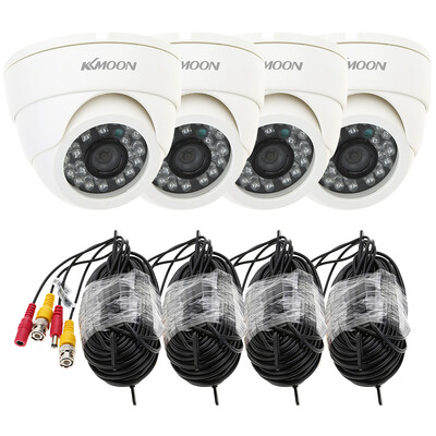 KKmoon® 800TVL Security Kit with 4pcs CCTV Camera 4pcs 60ft Video Cable IR-CUT Home Surveillance PAL System Power Plug 1EU
KKmoon® 800TVL Security Kit with 4pcs CCTV Camera 4pcs 60ft Video Cable IR-CUT Home Surveillance PAL System Power Plug 1EU