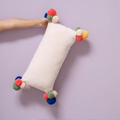 Heart Shape Home Geometric Pattern Hairball Pillow Cushions Style with Balls Handmade Sofa Cushion Home Decor 1PC
Heart Shape Home Geometric Pattern Hairball Pillow Cushions Style with Balls Handmade Sofa Cushion Home Decor 1PC