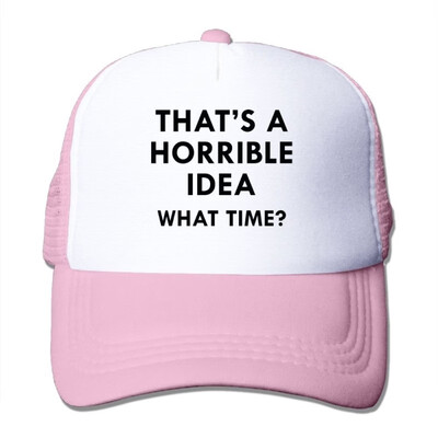 MarthaStill Thats A Horrible Idea What Time Mesh Adjustable Trucker Baseball Hats
MarthaStill Thats A Horrible Idea What Time Mesh Adjustable Trucker Baseball Hats