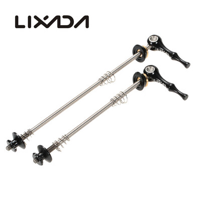 Lixada 2Pcs Ultralight Bicycle Skewers Quick Release Titanium Axle QR Skewer Mountain Road Bike Bicycle Cycling MTB Wheel Hub Skew
Lixada 2Pcs Ultralight Bicycle Skewers Quick Release Titanium Axle QR Skewer Mountain Road Bike Bicycle Cycling MTB Wheel Hub Skew
