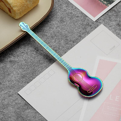 Creative 304 Stainless Steel Spoon Musical Guitar Pattern Ice Cream Dessert Tea Coffee Party Small Gift Tableware
Creative 304 Stainless Steel Spoon Musical Guitar Pattern Ice Cream Dessert Tea Coffee Party Small Gift Tableware