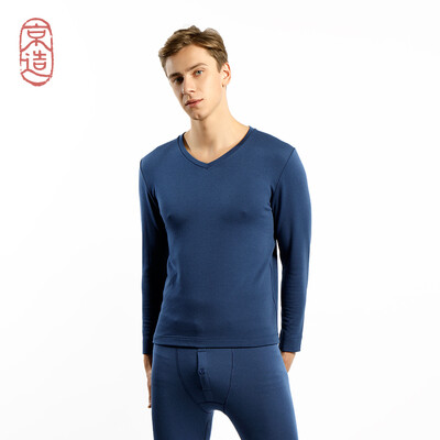 JZAO mens thermal underwear wool thickening autumn clothes long pants warm set sea dark blue V-neck code
JZAO mens thermal underwear wool thickening autumn clothes long pants warm set sea dark blue V-neck code