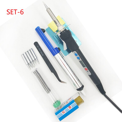 New Solder Iron LCD Digital Display Adjustable Temperature Electric Soldering Iron 220V Welding Rework Repair Tools EU Plug 
New Solder Iron LCD Digital Display Adjustable Temperature Electric Soldering Iron 220V Welding Rework Repair Tools EU Plug