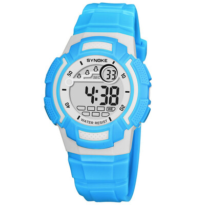 SYNOKE Sport Children Wrist Watches LED Digital Stopwatch Alarm Luminous Water Resistant Girl Boy Watch
SYNOKE Sport Children Wrist Watches LED Digital Stopwatch Alarm Luminous Water Resistant Girl Boy Watch