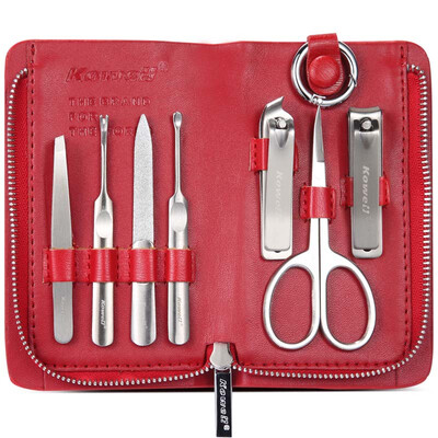Korea Kowell Han Kewei nail clipper import stainless steel nail clippers personal care repair capacity combination 7 piece set KC713 red
Korea Kowell Han Kewei nail clipper import stainless steel nail clippers personal care repair capacity combination 7 piece set KC713 red