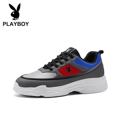 Playboy PLAYBOY personality fashion Korean version of the platform casual shoes men wear comfortable DS85201 gray red 43
Playboy PLAYBOY personality fashion Korean version of the platform casual shoes men wear comfortable DS85201 gray red 43