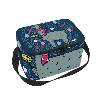 ALAZA Lunch Box Lama-Artist With The Palette Insulated Lunch Bag Large Cooler Tote Bagfor Men Women
ALAZA Lunch Box Lama-Artist With The Palette Insulated Lunch Bag Large Cooler Tote Bagfor Men Women