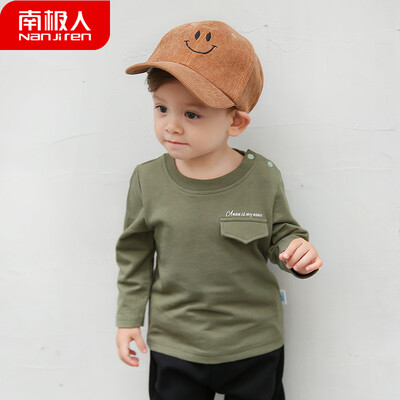 Antarctic Nanjiren childrens sweater 2019 new boy spring&autumn shirt female baby bottoming shirt baby long-sleeved out clothing pure color small print - olive 120
Antarctic Nanjiren childrens sweater 2019 new boy spring&autumn shirt female baby bottoming shirt baby long-sleeved out clothing pure color small print - olive 120