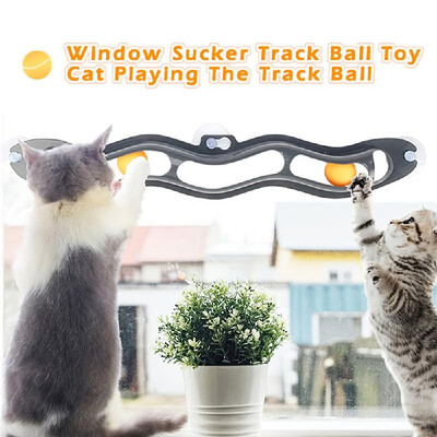 Window Sucker Track Ball Toy Pet Cat Track Ball Interactive Kitten Window Ping Pang Track Curved Track Ball Catching Game for Cat
Window Sucker Track Ball Toy Pet Cat Track Ball Interactive Kitten Window Ping Pang Track Curved Track Ball Catching Game for Cat