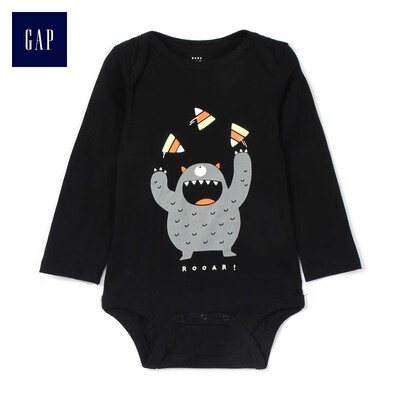 GAP flagship store baby boy fun pattern long sleeve round neck jumpsuit 374383 pure black 0-3M
GAP flagship store baby boy fun pattern long sleeve round neck jumpsuit 374383 pure black 0-3M
