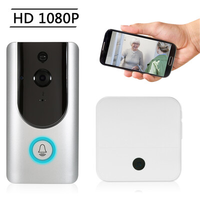 HD 1080P WiFi Smart Wireless Security Doorbell with 2PCS 18650 Batteries Smart Visual Intercom Recording Video Door Phone Night Vi
HD 1080P WiFi Smart Wireless Security Doorbell with 2PCS 18650 Batteries Smart Visual Intercom Recording Video Door Phone Night Vi