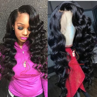 Loose Wave Lace Frontal Wig Pre Plucked With Baby Hair 180 Density Lace Front Human Hair Wigs
Loose Wave Lace Frontal Wig Pre Plucked With Baby Hair 180 Density Lace Front Human Hair Wigs
