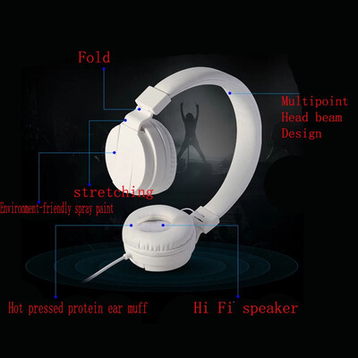 Wired Headphone DEEP BASS Gaming Music Earphone For PC Laptop Computer Mobile Phone Foldable Portable Adjustable Headset 35mm
Wired Headphone DEEP BASS Gaming Music Earphone For PC Laptop Computer Mobile Phone Foldable Portable Adjustable Headset 35mm