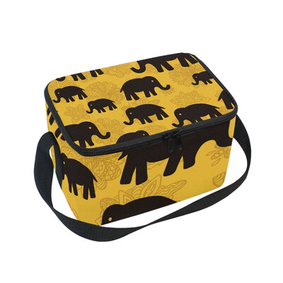 ALAZA Lunch Box Floral And Elephants Insulated Lunch Bag Large Cooler Tote Bagfor Men Women
ALAZA Lunch Box Floral And Elephants Insulated Lunch Bag Large Cooler Tote Bagfor Men Women