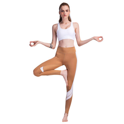 Women Sports Yoga Pants Leggings Color Block Gym Fitness Workout Tights Trousers Skinny Leggings BrownWhiteGrey
Women Sports Yoga Pants Leggings Color Block Gym Fitness Workout Tights Trousers Skinny Leggings BrownWhiteGrey
